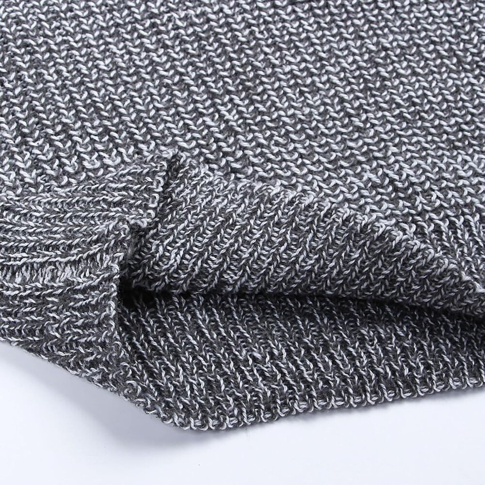 Women's Cute Heart Pattern Elbow Patchwork Knitte… - image 7